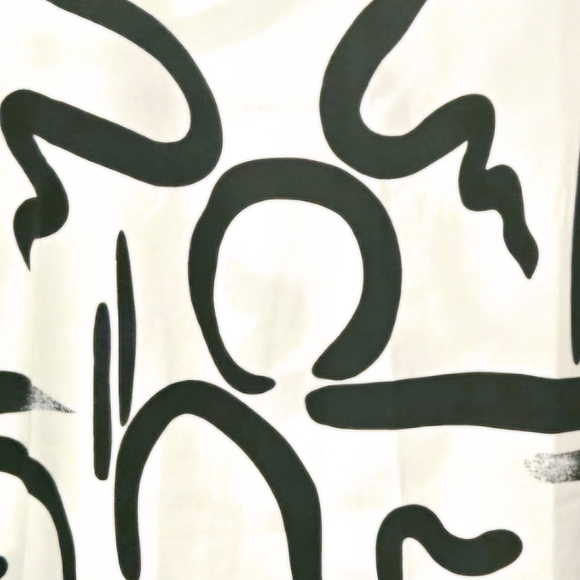 Black and White Print Tank Dress - Picture 5 of 6